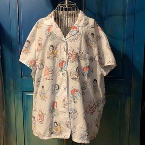 XL Disney parks princess babies pajama shirt